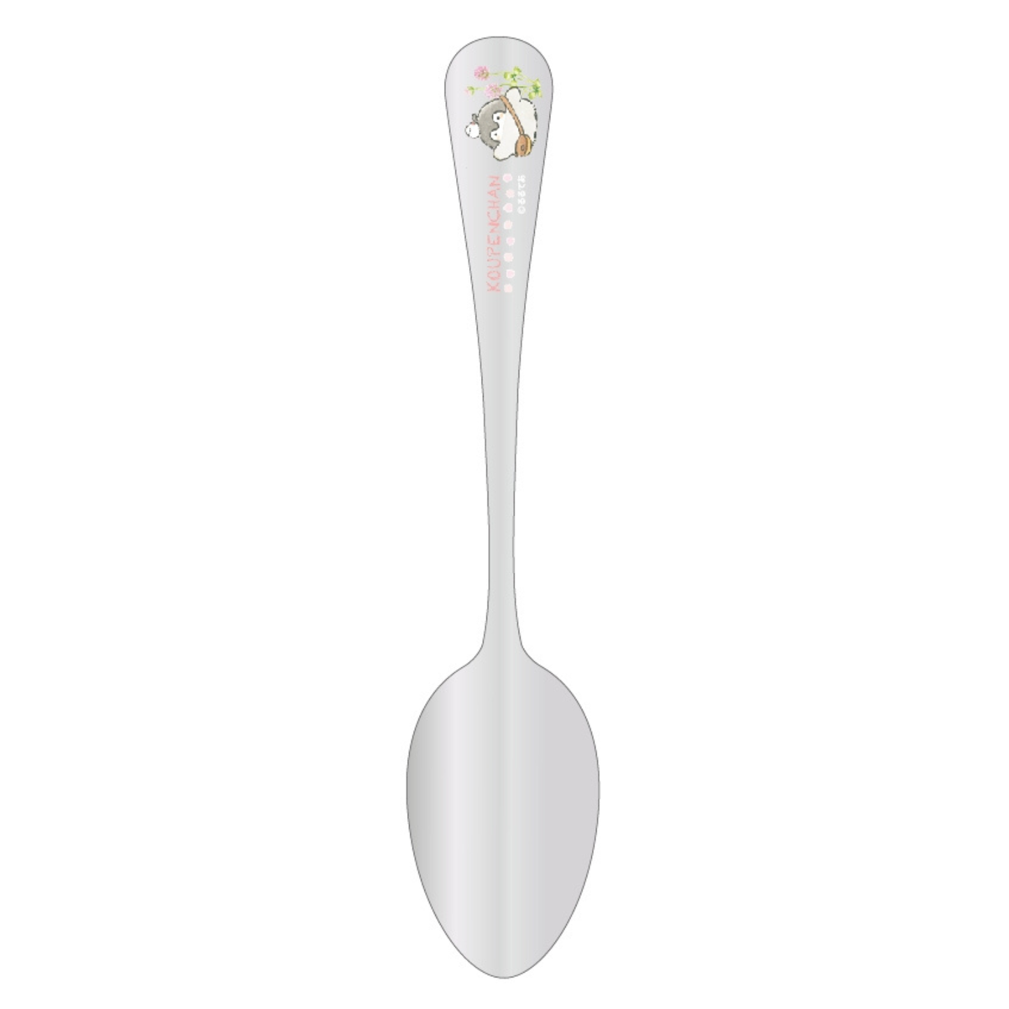 Koupen-chan,코우펜짱,点赞鹅,正能量企鵝 晚餐勺（白三叶草/粉色）