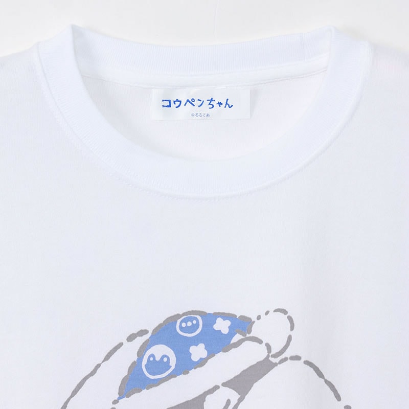 コウペンちゃん展 Tシャツ 眠ってえらい！（ホワイト）