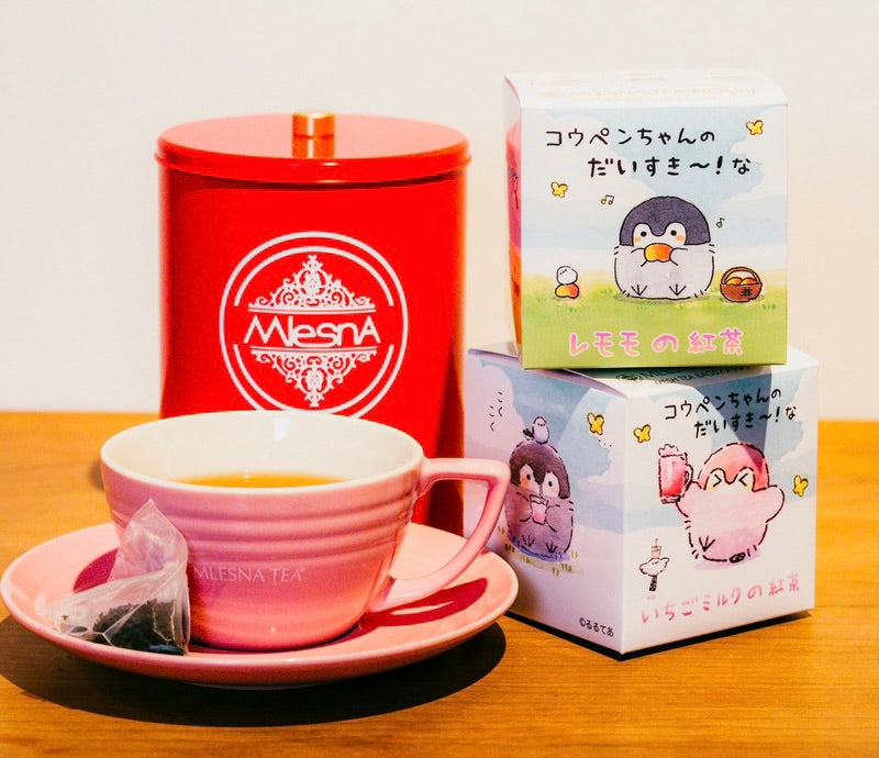 コウペンちゃんのだいすき〜！ないちごミルクの紅茶