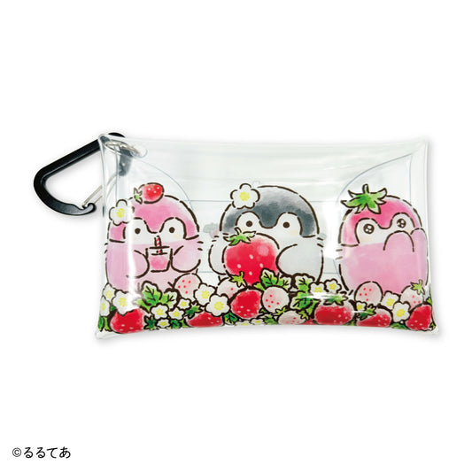 コウペンちゃん クリアマルチケースS しあわせいちごさん