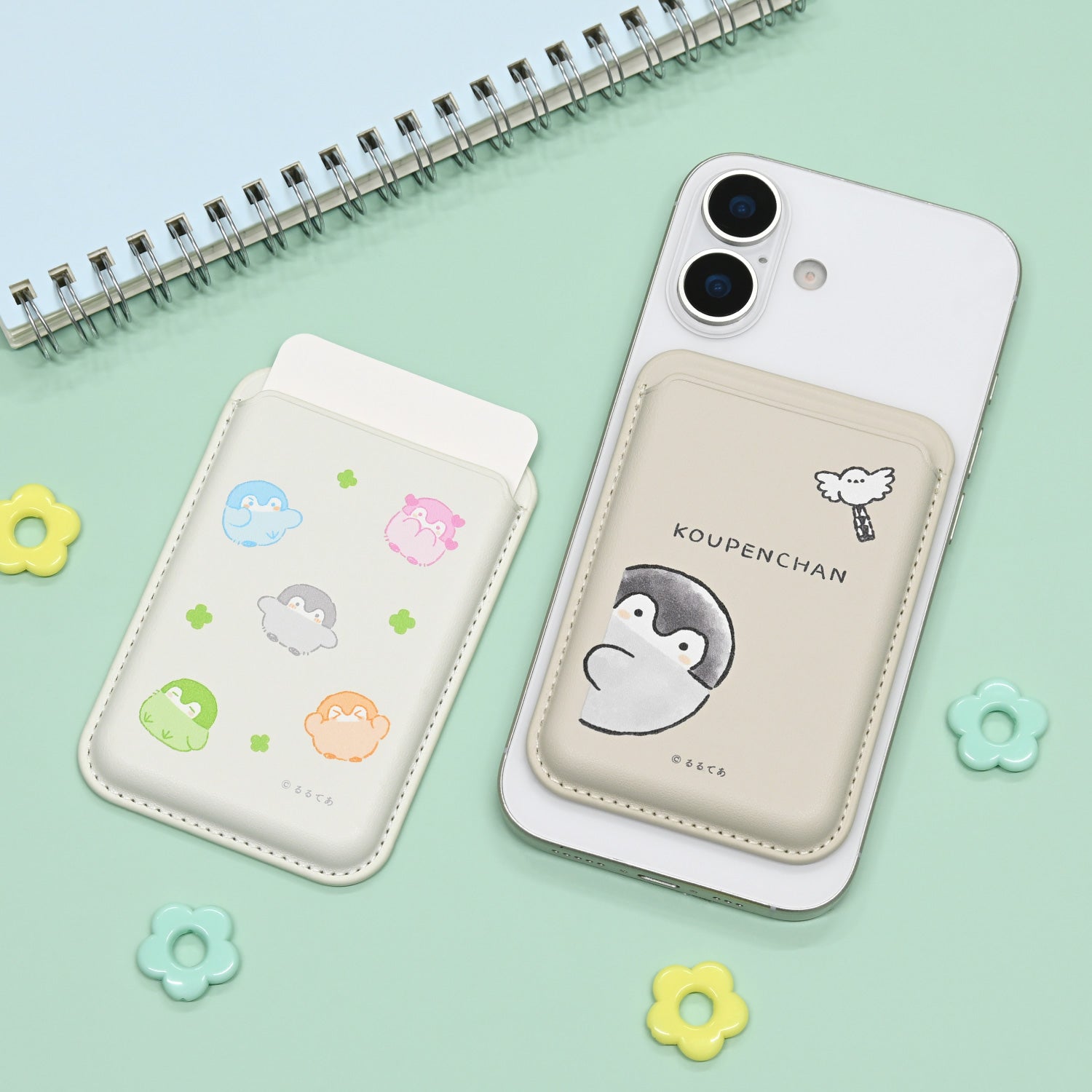 コウペンちゃん MagSafe対応カードウォレット（コウペンちゃん＆邪