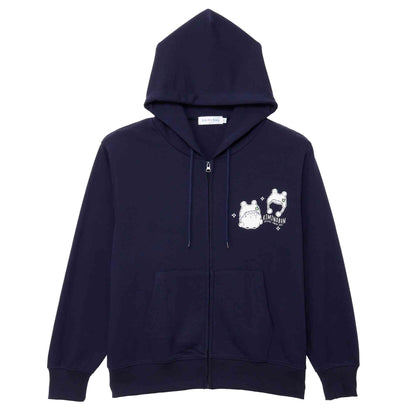 コウペンちゃん ZIPパーカー わた雪ぽんぽん ネイビー