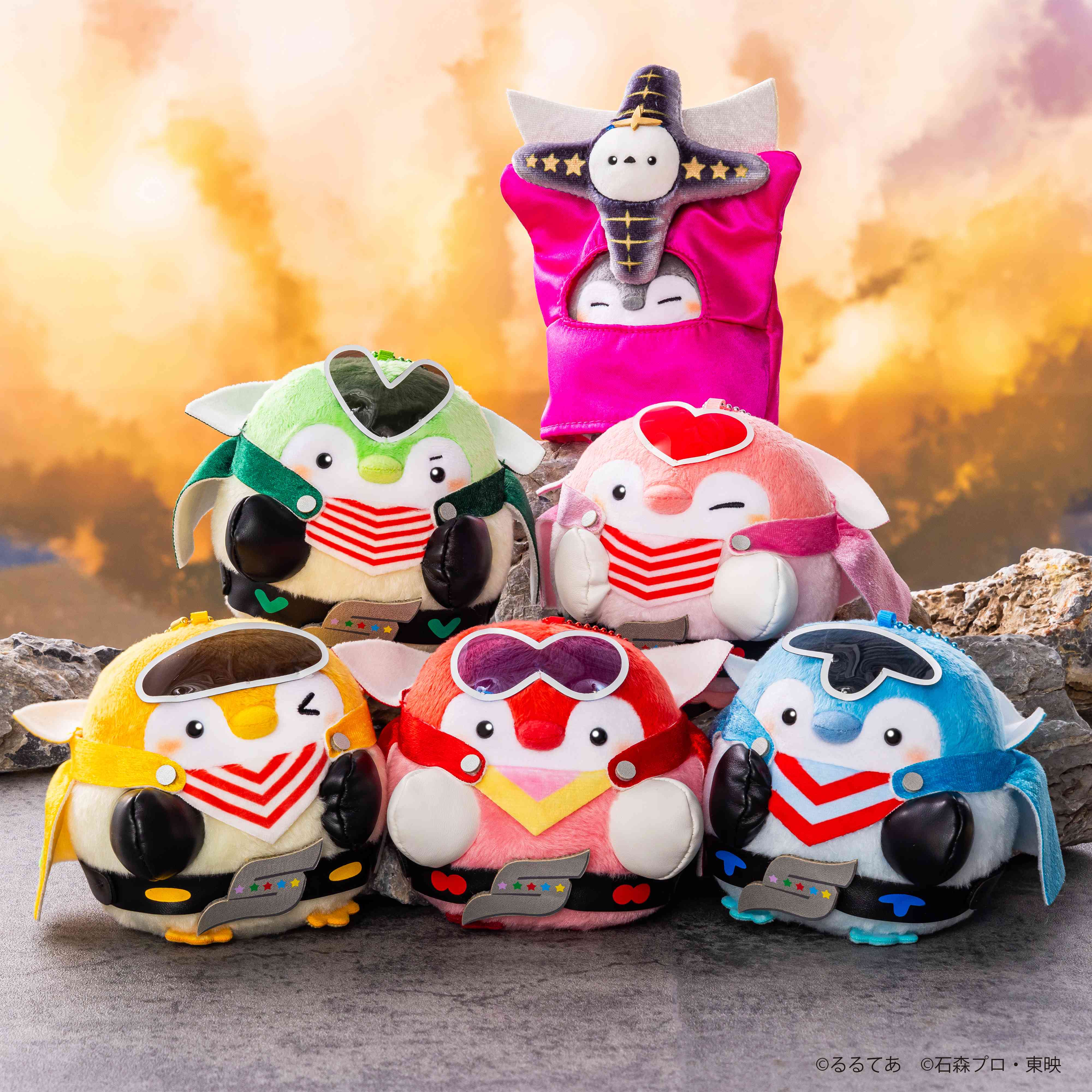 コウペンちゃん マスコット まとめ売り ゴレンジャー×コウペンちゃん マスコット（モモレンジャー
