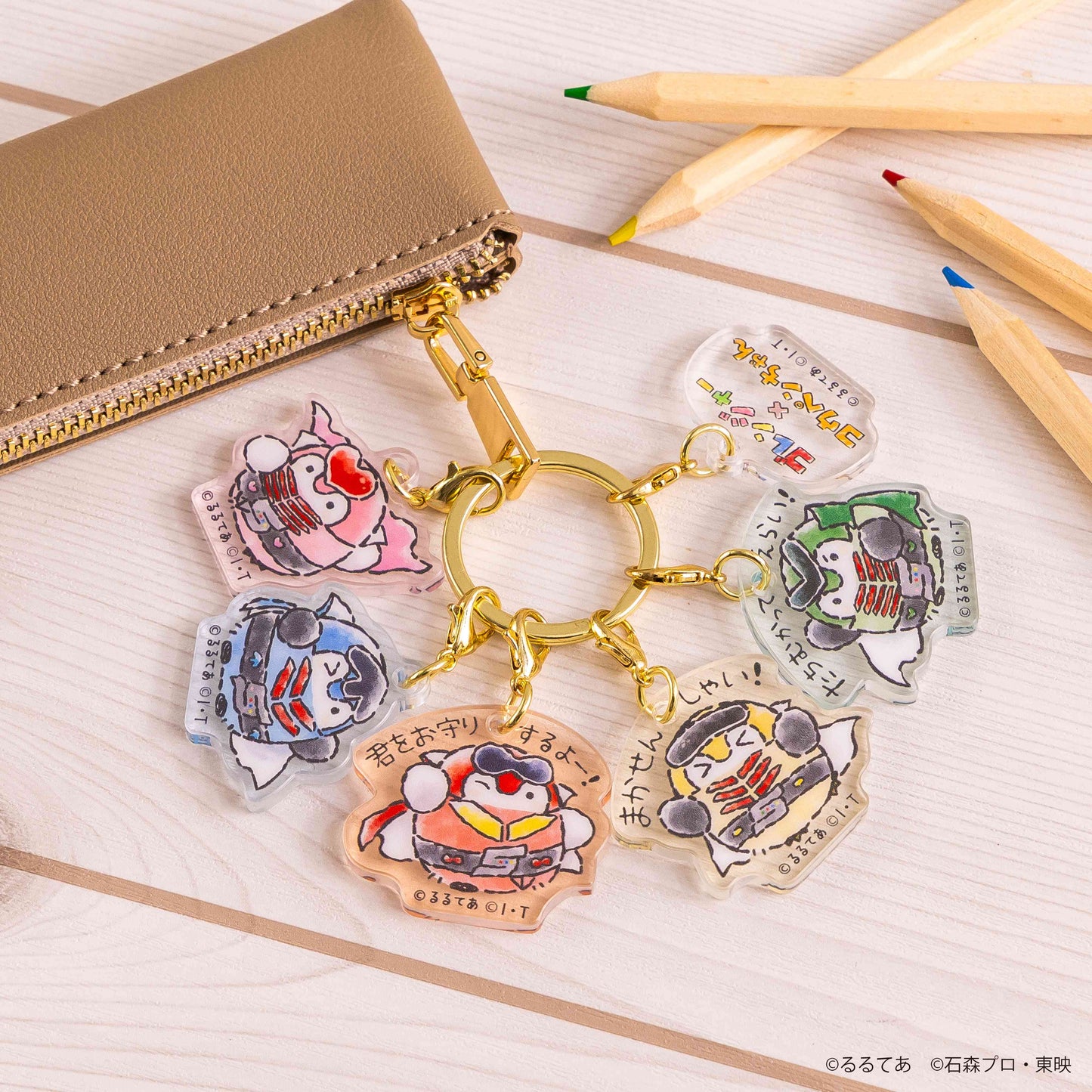 ゴレンジャー×コウペンちゃん 6連アクリルチャーム