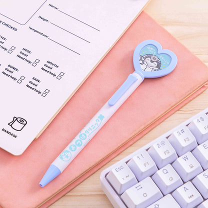 コウペンちゃん よつばクリニック ハート型ボールペン