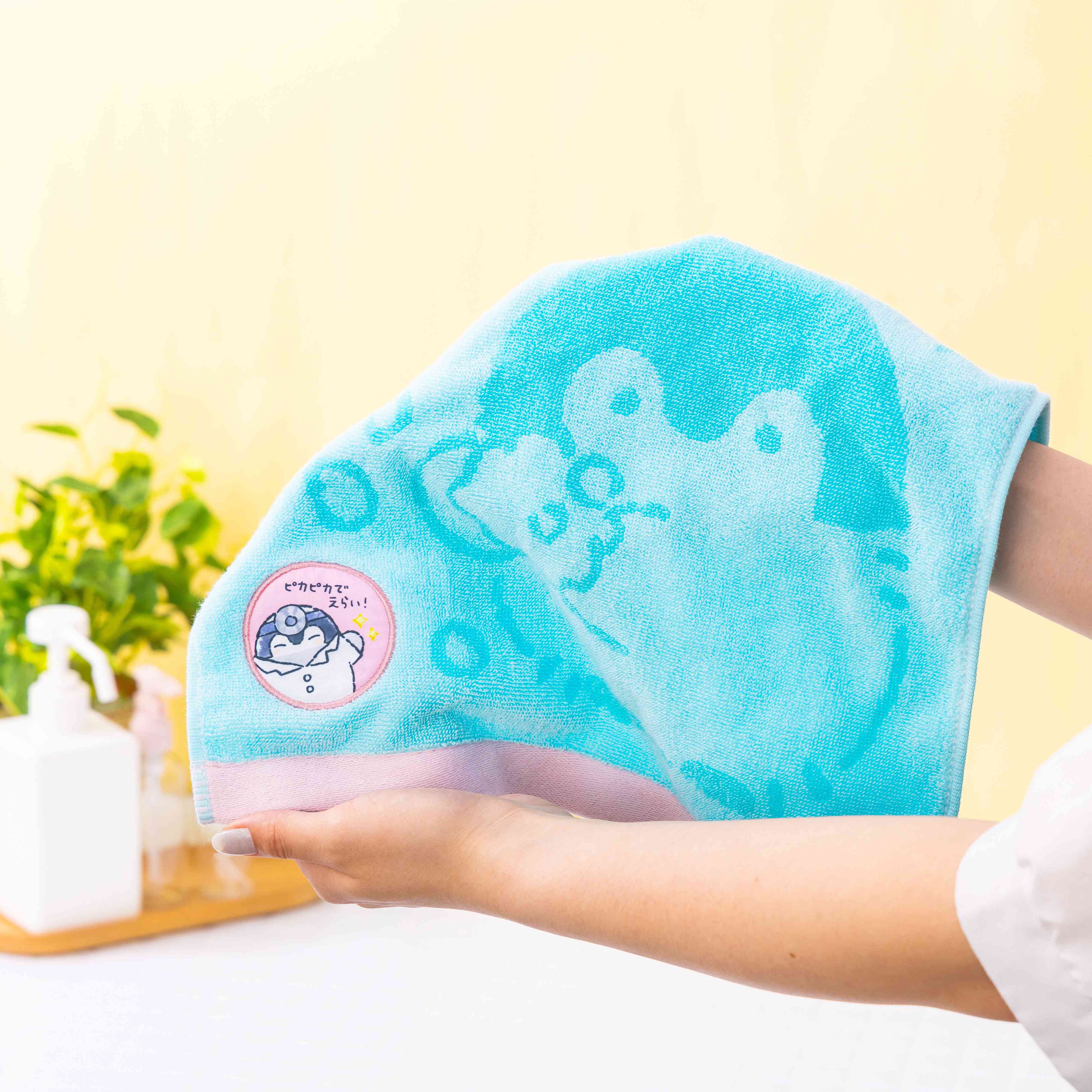 コウペンちゃん よつばクリニック ワッペン付き大きめジャガードハンド