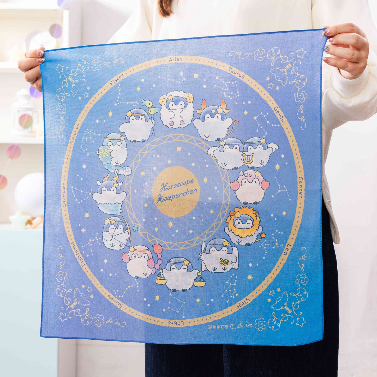 コウペンちゃん 君をみまもる星座なバンダナハンカチ