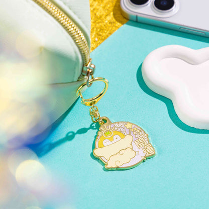 コウペンちゃん 神様な幸運メタルキーホルダー（開運）