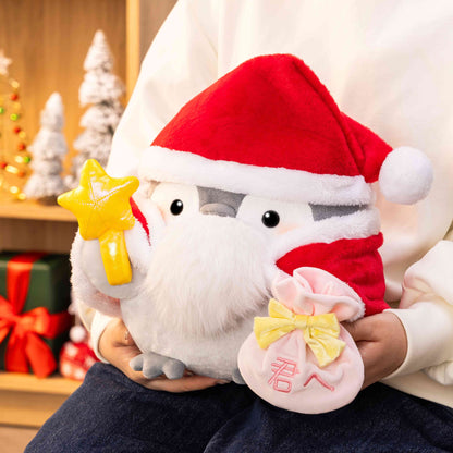 コウペンちゃん ふわっふわなおひげのサンタクロースさんな大きめぬいぐるみ