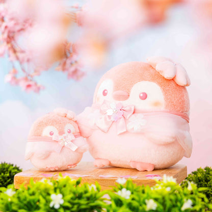 正能量企鵝 樱花盛开春天烂漫手掌吊飾