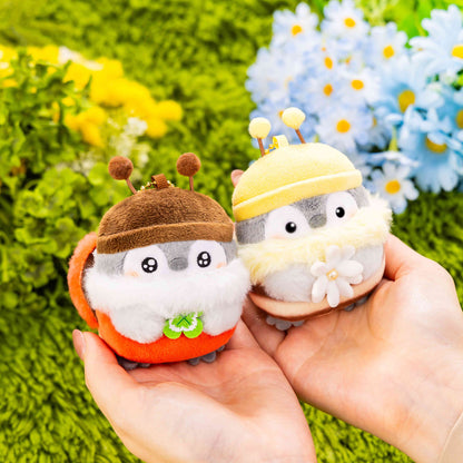 正能量企鵝 变成瓢虫了~扁扁的吊飾