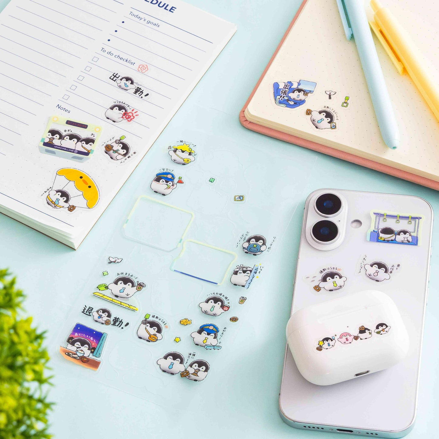 애니메이션 “Koupen-chan,코우펜짱,点赞鹅,正能量企鵝통학도 출장도 하나마루 라이프! 명확한 인감