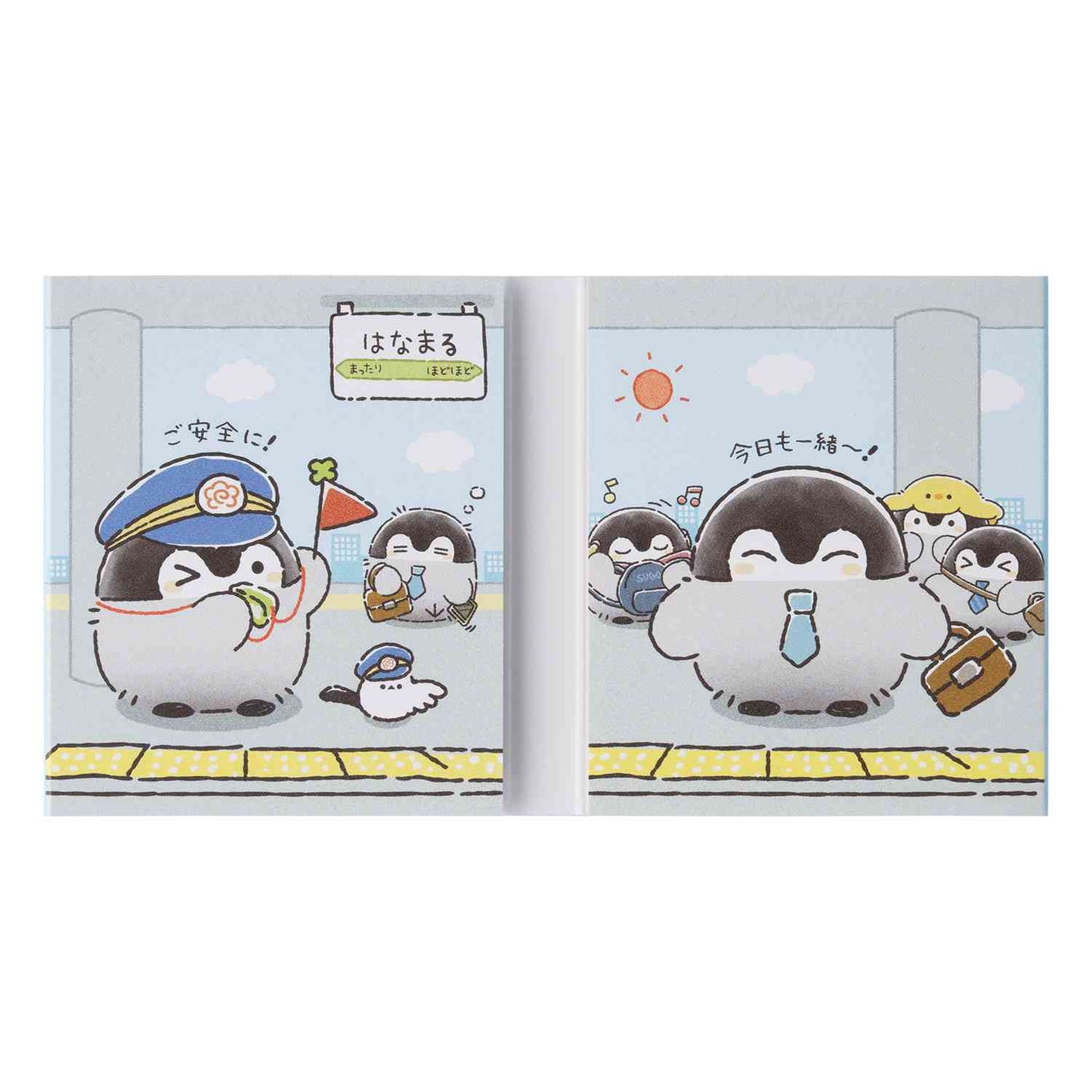 애니메이션 “Koupen-chan,코우펜짱,点赞鹅,正能量企鵝” 출장 하나마루 생활! 두둑한 메모