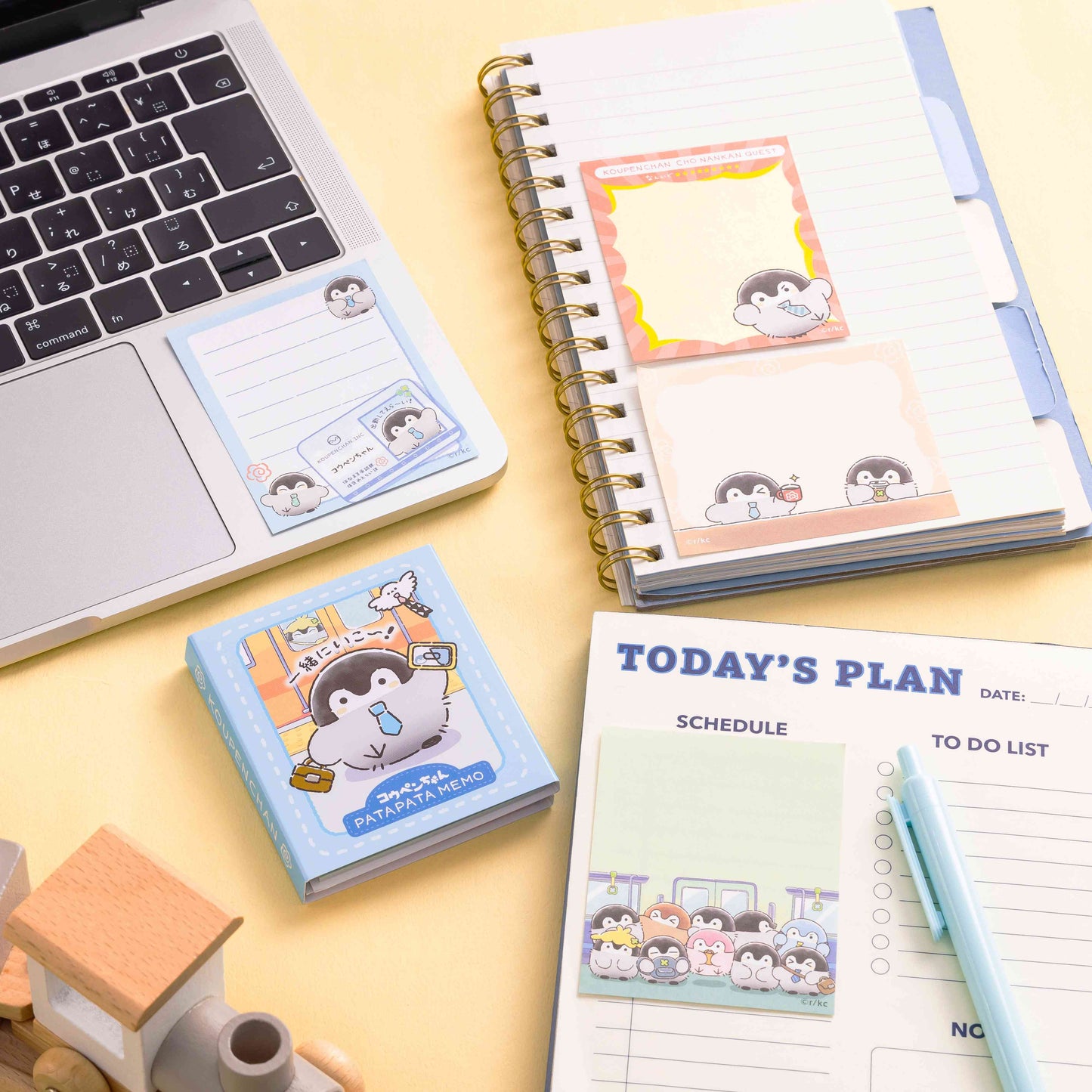 애니메이션 “Koupen-chan,코우펜짱,点赞鹅,正能量企鵝” 출장 하나마루 생활! 두둑한 메모