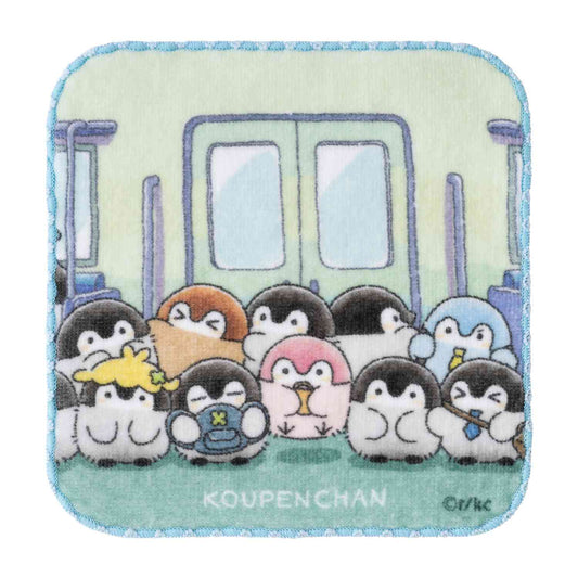 애니메이션 “Koupen-chan,코우펜짱,点赞鹅,正能量企鵝통학도 출장도 하나마루 라이프! 수건 2개 세트