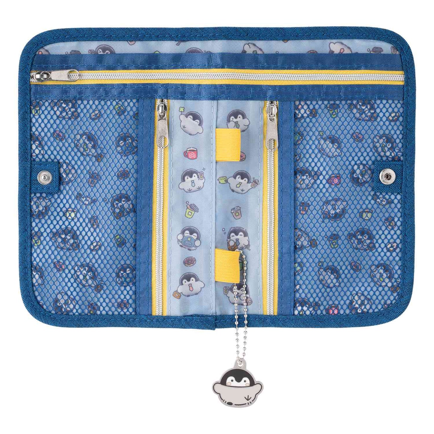 애니메이션 “Koupen-chan,코우펜짱,点赞鹅,正能量企鵝통학도 출장도 하나마루 라이프! 여권이 들어갈 만큼 넉넉한 사이즈의 이벤트 파우치