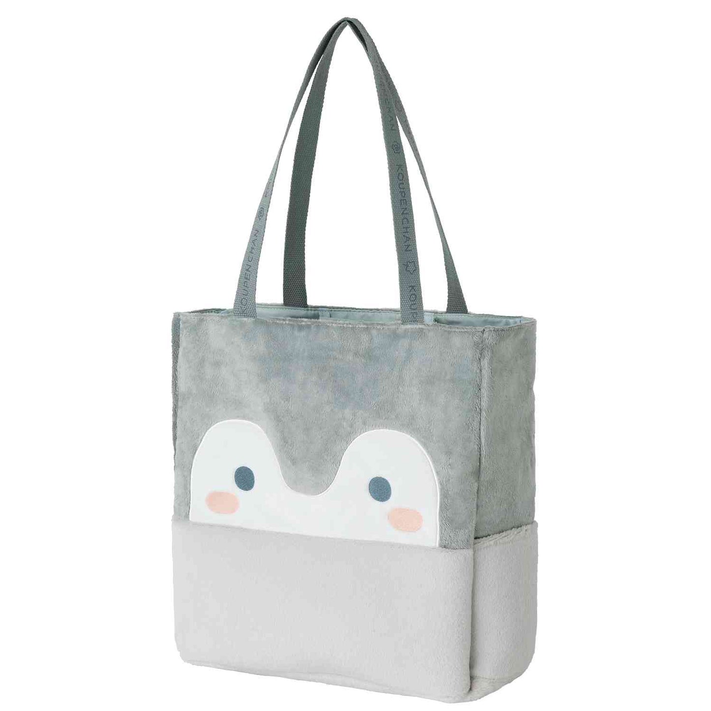 애니메이션 “Koupen-chan,코우펜짱,点赞鹅,正能量企鵝통학도 출장도 하나마루 라이프! 푹신한 스퀘어 토트백