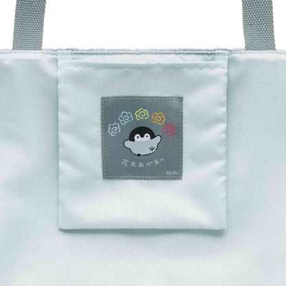 애니메이션 “Koupen-chan,코우펜짱,点赞鹅,正能量企鵝통학도 출장도 하나마루 라이프! 푹신한 스퀘어 토트백