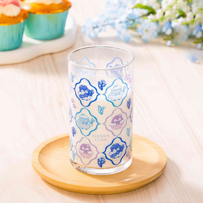 코우펜짱 하나마루 하늘빛 부케 스트레이트 글라스