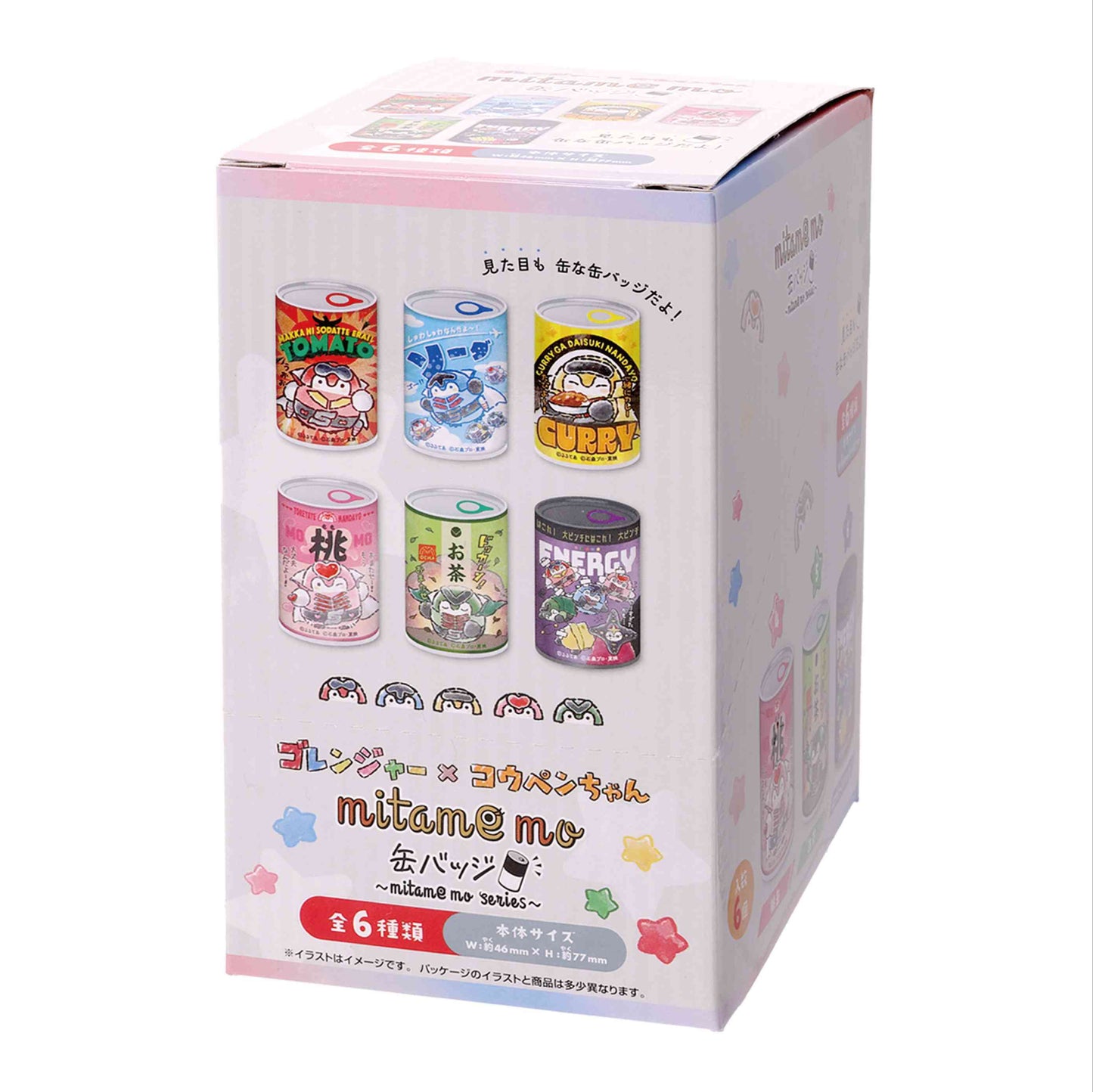 ゴレンジャー×コウペンちゃん mitamemo缶バッジ　1BOX6個入