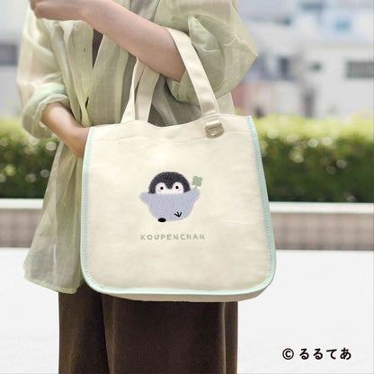 コウペンちゃん スクエアトートバッグ ふんわりパステル