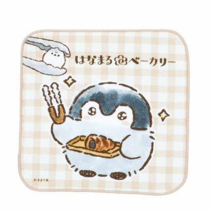 コウペンちゃん はなまるベーカリー ハンドタオル（ギンガムチェック）