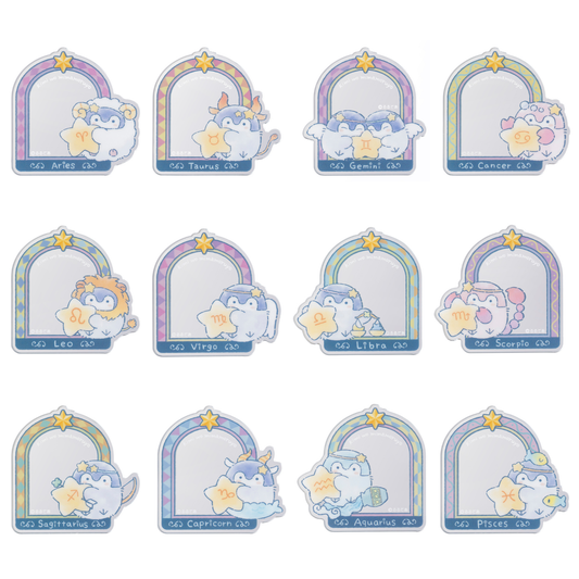 コウペンちゃん 君をみまもる星座なトレーディングアクリルミラーステッカー（全12種）